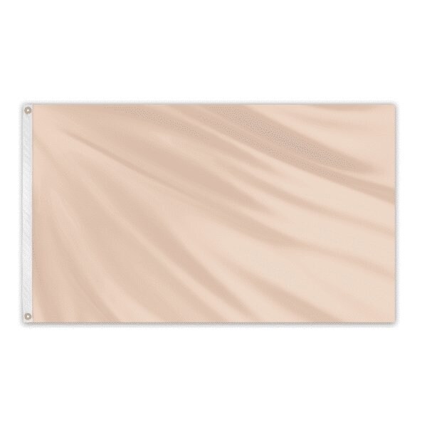 Solid Color Outdoor Nylon Flag 3' x 5' - Flesh